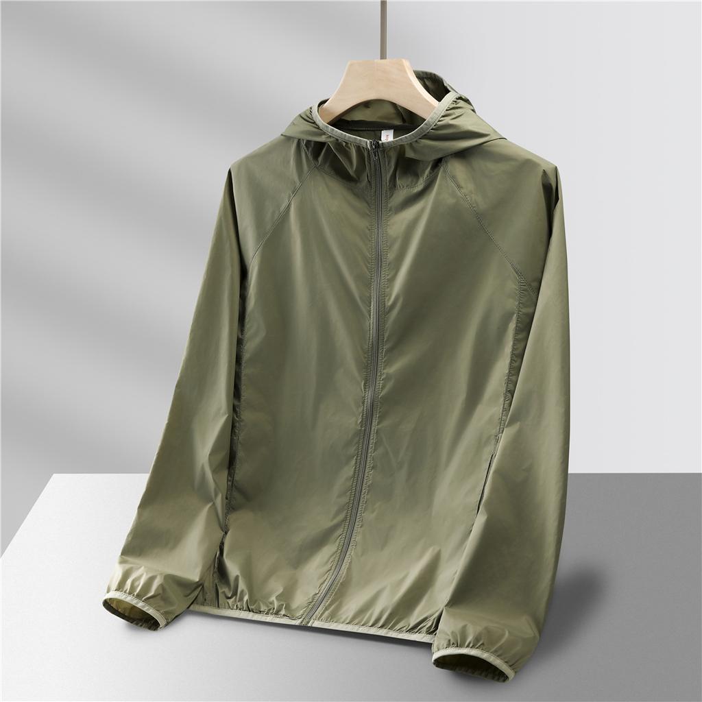 Camping Wasserdicht Sonnenschutz Kleidung Dünn Leicht Atmungsaktiv Fahrradjacke Herren Damen Schnelltrocknend Sportjacke Windjacke