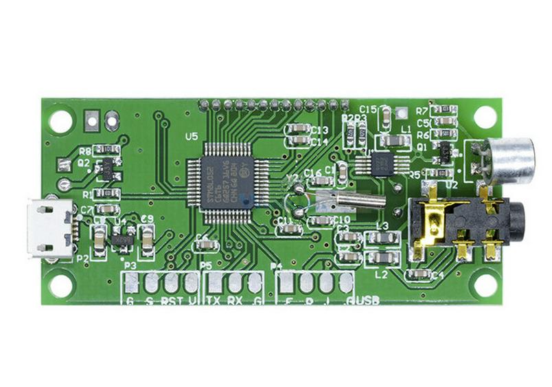 Digital FM Stereo Wireless Transmitter Module with Microphone
