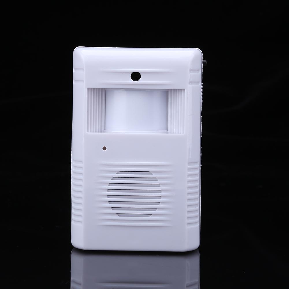 White Entry Visitor Doorbell Wireless Induction Visitor Door Bell Smart Alert System Convenient for Business Store