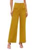 2025 Women's High Waist Wide Leg Stretch Trousers with Pockets - Formal Casual Pants