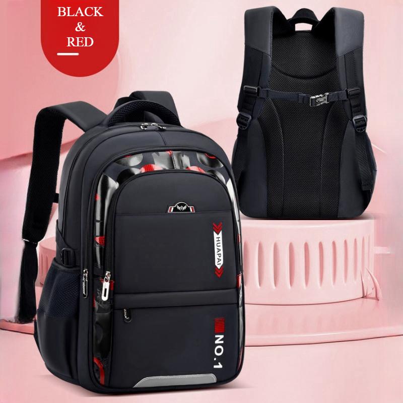 Trendiger mehrschichtiger Grundschulranzen mit hoher Kapazität für Mittelschüler der 3.-6.-9. Klasse, Büchertasche, leichter wissenschaftlicher Kinderrucksack mit Wirbelsäulenschutz