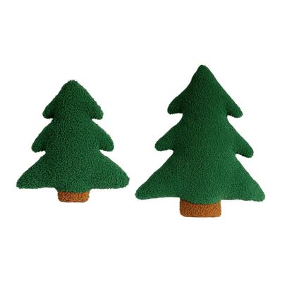30/45cm Christmas Tree Pillow Festive Holiday Throw Cushion Decor Soft Xmas Plush Sofa Bed Decorations Cute Gift for Kids Home
