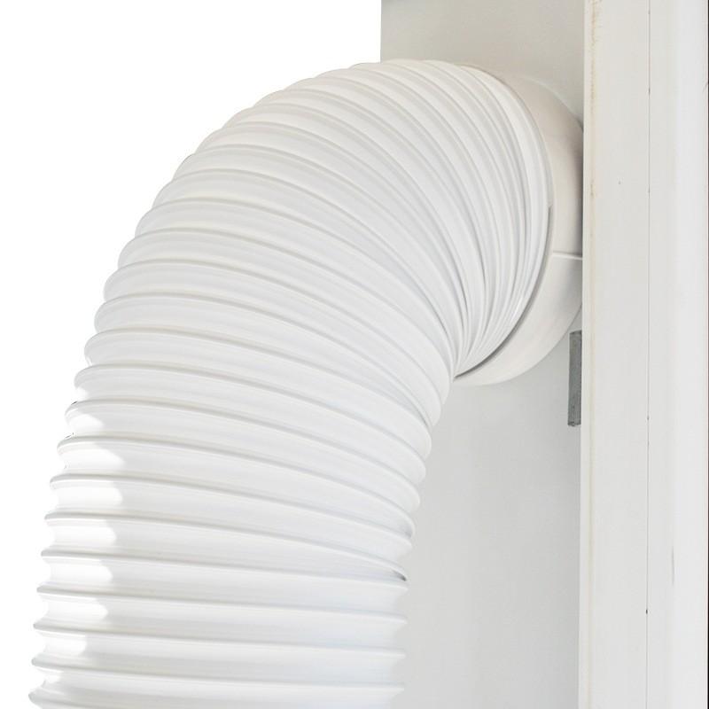 5.9 Inch PP Mobile Exhaust Vent Hose 59\" Length Manual Power Source Air Conditioner Parts for Home Use Portable AC Exhaust Hose