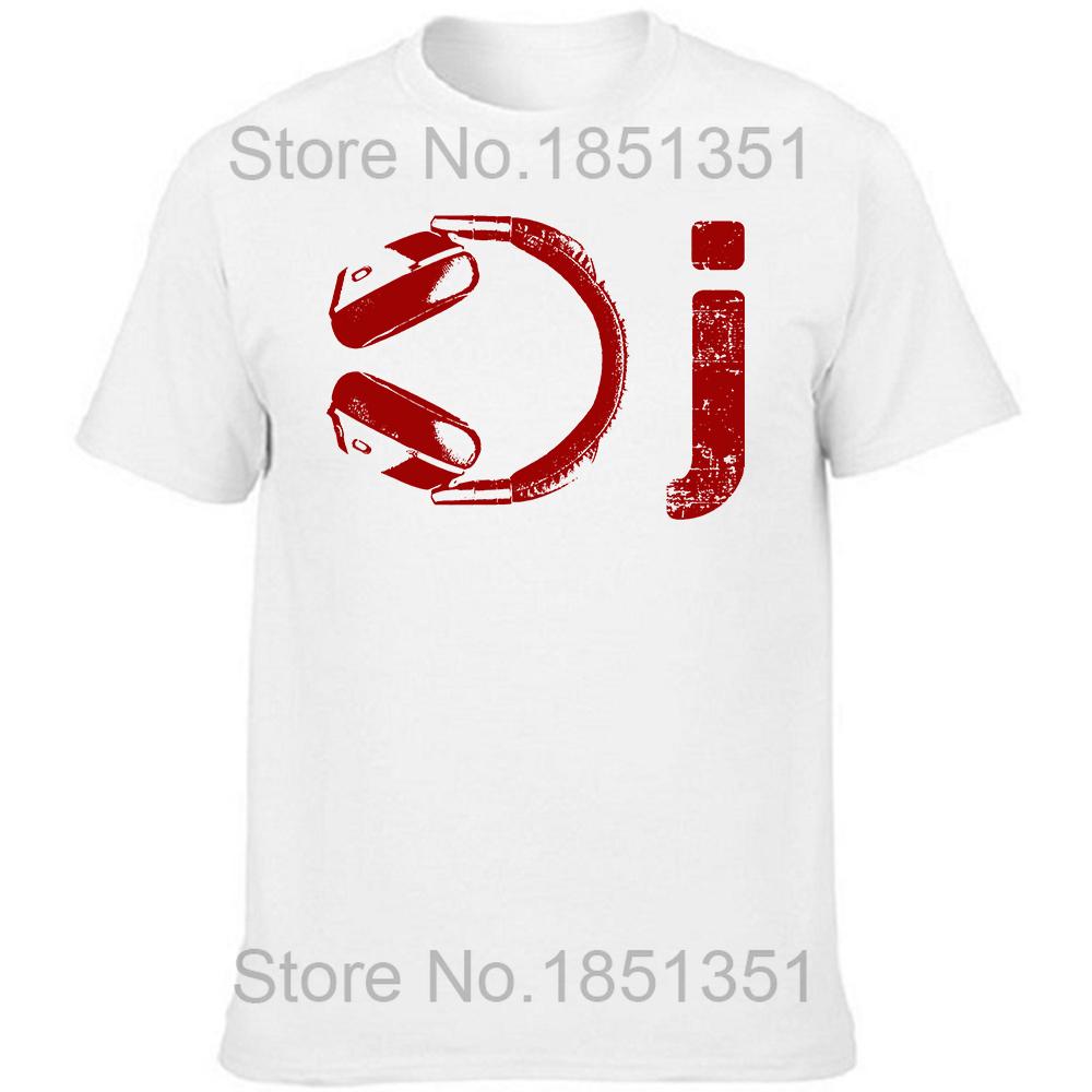 Unisex DJ Kopfhörer ICH Herz Sein EIN DJs Party T Shirts Turntablist Grafik Baumwolle Streetwear Kurzarm Aufgezeichnete Musik Geschenke T-shirt