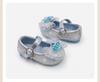 Spring 2026 Korean Style Baby Crystal Bowknot Soft Sole Flats
