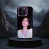 Chinese actress lusi Rosy Zhao Phone Case For iPhone17,16,15,14,13,12,11 Plus,Pro Max Black Candy silver phone case