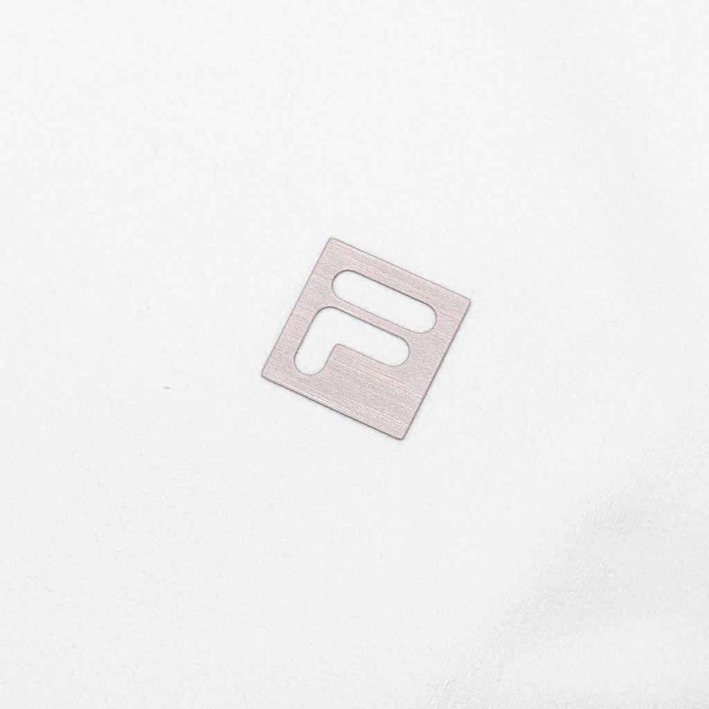 Fila Solid Color Stand Collar Fitness Slim Fit Long Sleeve Raglan T-Shirt Women Tops Jade-White A11W341207F-WT