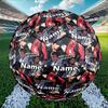 Custom Name Personalized Michael Jackson Print Size 5 Soccer Ball Training & Match Football, for Team, Kicking, Gift for Football Enthusiasts