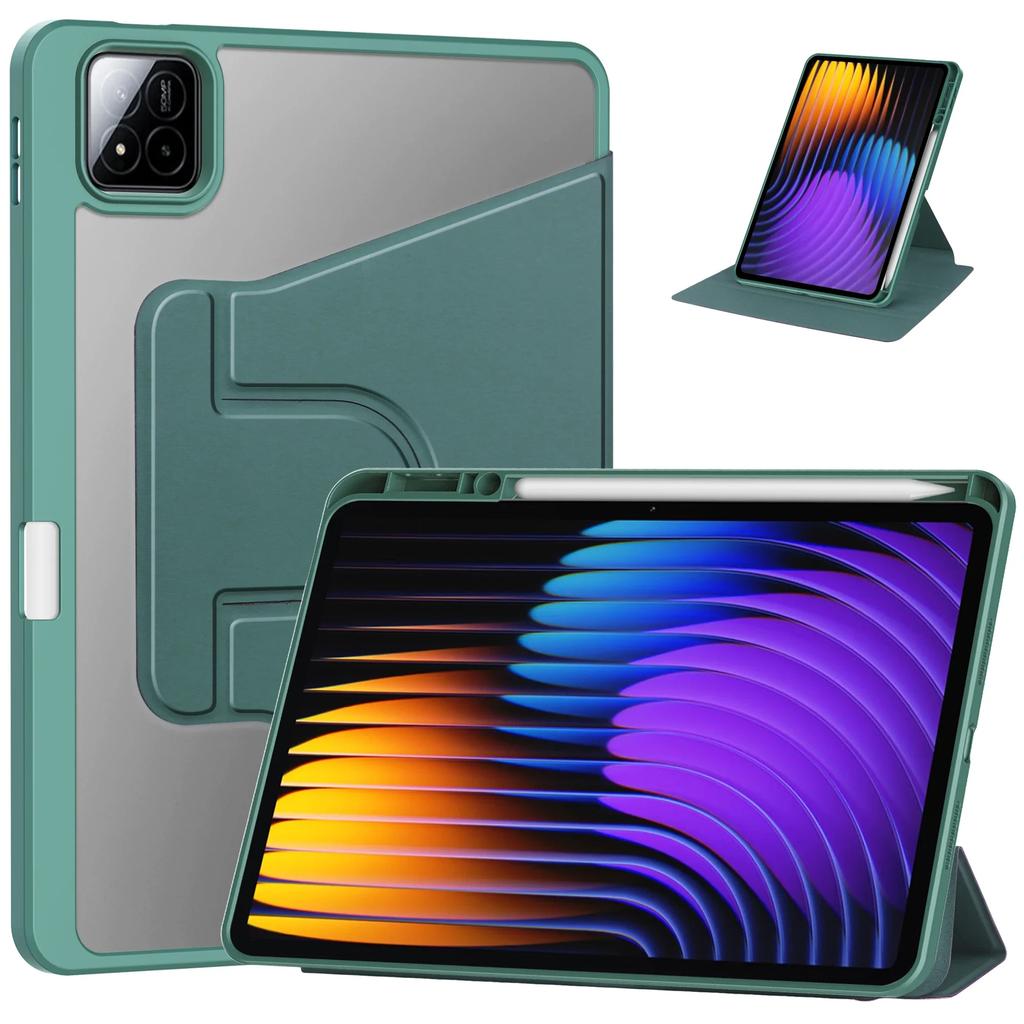 360 Rotation Cover For Pad 7 Case with Pencil Holder Cover For Coque Pad 7 Pro Mi Pad 7 Case 11.2"Tablet Case