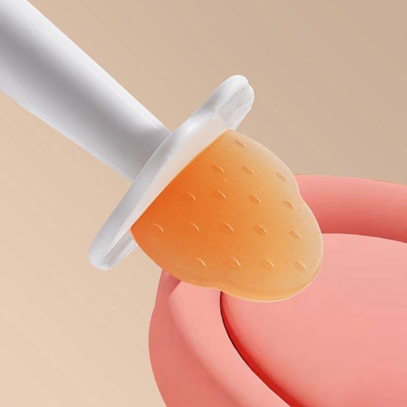 Silicone Teether Toy for Baby Cartoon Chewing Toy BPAFree Molar Rod Infant Teething Gift Rattle Teether Pacifier Accs