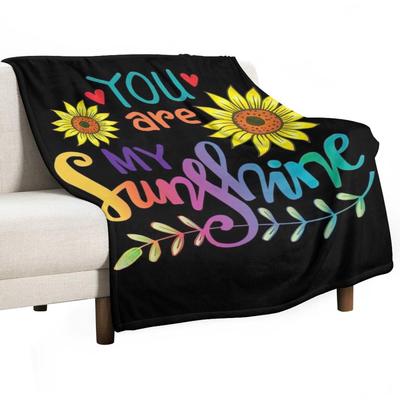 You Are My Sunshine, You Are My Sunshine Throw Blanket Personalized Gift Camping Christmas Gifts Blankets For Baby Blankets