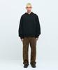 Mea Point Zip Oversized Hoodie [Black]