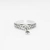 Verstellbares Offenes Ring Set Inspiriert Von JoJos Bizarrem Abenteuer Bucciarati Stand Kette Reißverschluss Partnerringe Herren Damen