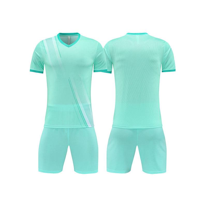 Short-sleeved Football Jersey Set Spot Printing Number Light Board Football Training Jersey Team Summer Game Jersey