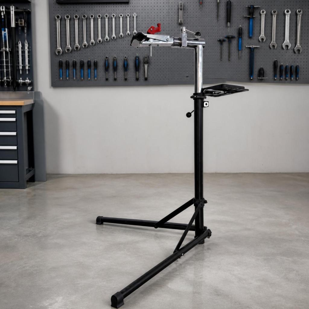 Bike Repair Holderwith Tool Tray Sturdy for Home Mechanics