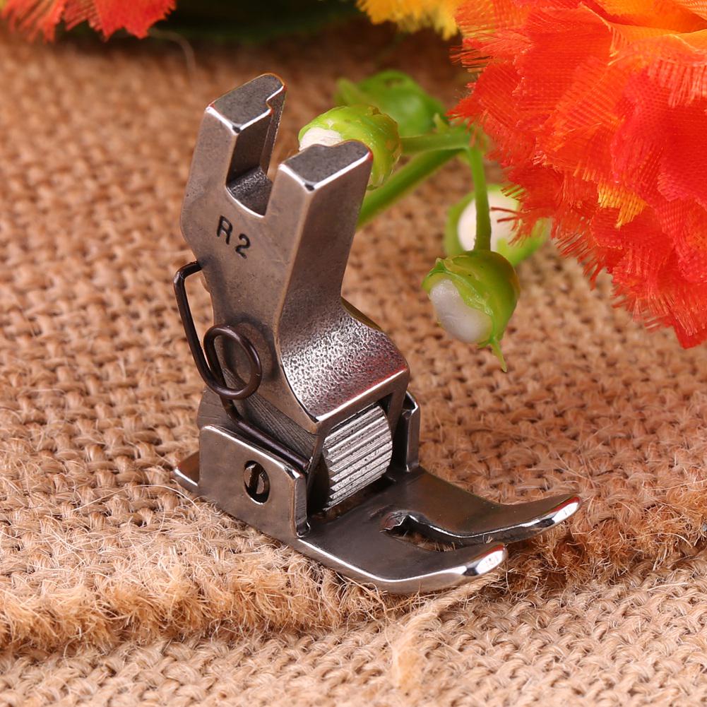 Industrial Flat Bed Sewing Machine Part Durable Steel Roller Presser Foot For Thick Fabric