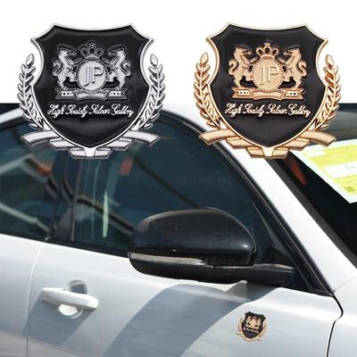 2PCS 3D Metal JP Car Sticker Car Fender Door Side Sign Sticker JP Metal Sticker Car Accessories