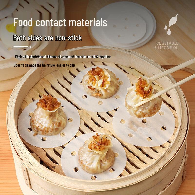 ZISIZ Food-Grade Steamer Paper Liners
