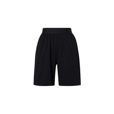 Solid Color Elastic Casual Straight Leg Loose Sports Shorts Men Shorts Black 1383101-001
