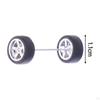 1/64 Scale Alloy Wheels And Tires Set for RC Car Models with Rims
