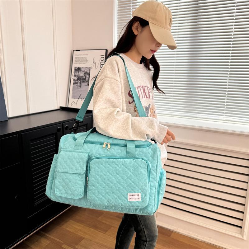 Borsa da palestra separazione umido/secco uomo nuova alla moda semplice corta da viaggio grande capacità tempo libero allenamento borsa yoga