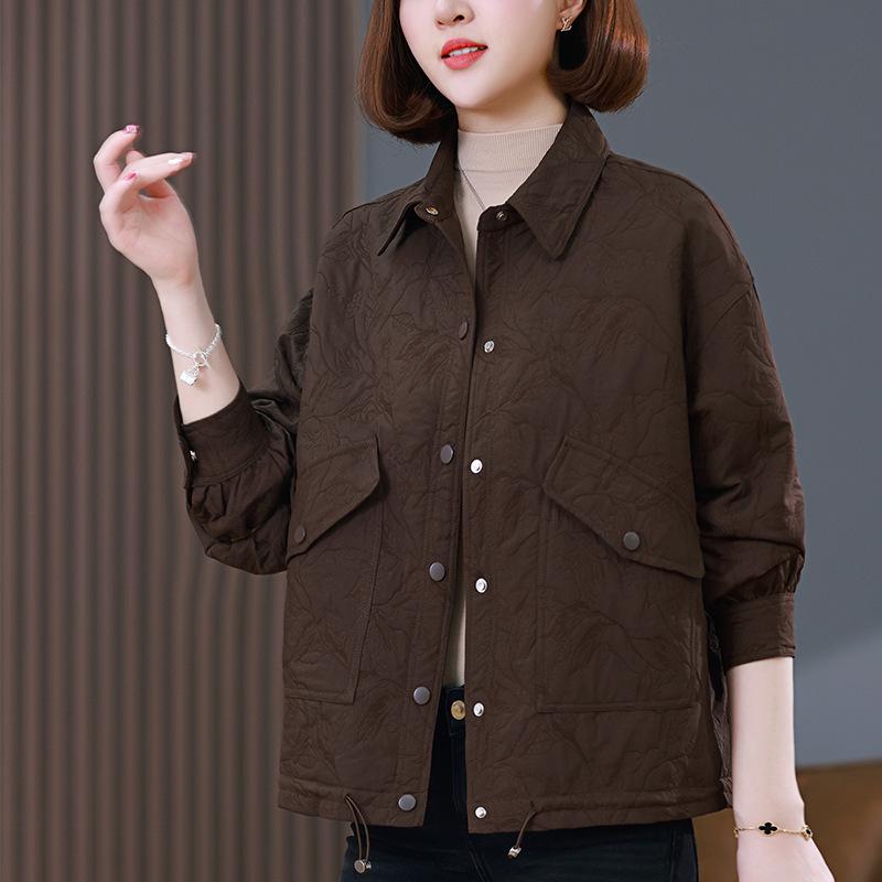 

Women s Slimming Petite Jacket for Spring & Autumn 2024 - Casual Fashion for Middle-Aged Mothers M: Recommended 90-110 jin