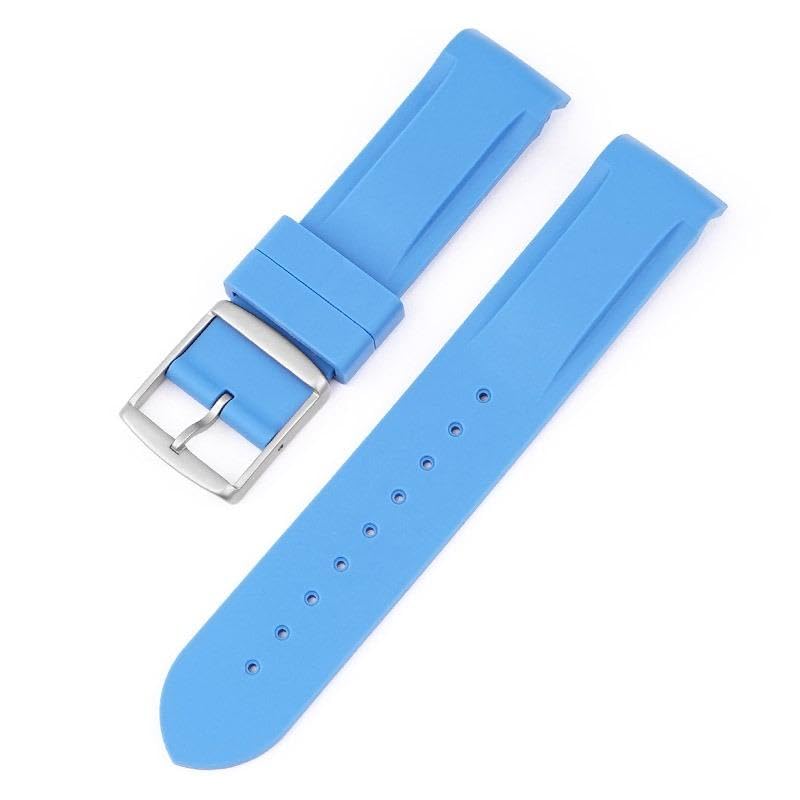 King Omega Swatch x Compatible Rubber Watch Strap with BA Buckle for Replacement Rubber Available in 11 Colors Bioceramic MOONSWATCH Type 1 [Import