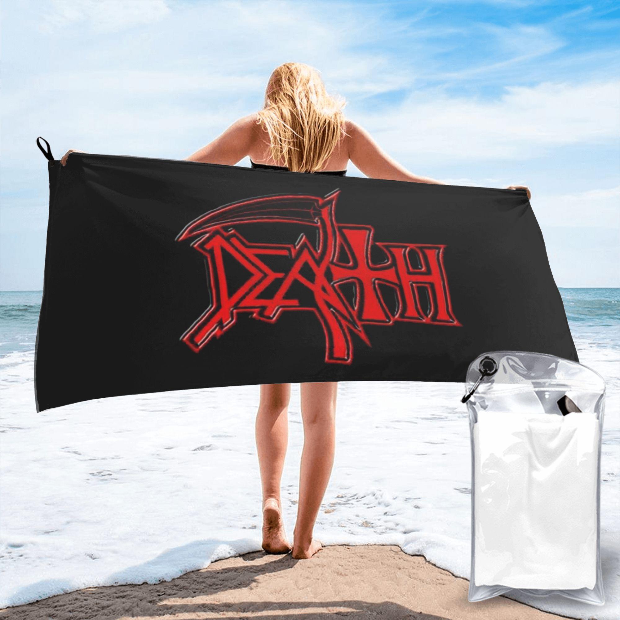 

Death Metal Band Beach Towel Soft Microfiber Quick Dry Absorbent Quick Towels For Bath W40*H60(CM)