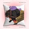 Wemmbu Eggchan Tax Duo Anime Pillow Case Anti-dustmite Pillowcase Invisible zipper silky short plush Sofa cushion cover