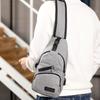 Mens Casual Crossbody Chest Bag Multilayer Durable Utility Waist Pack Everyday Wear