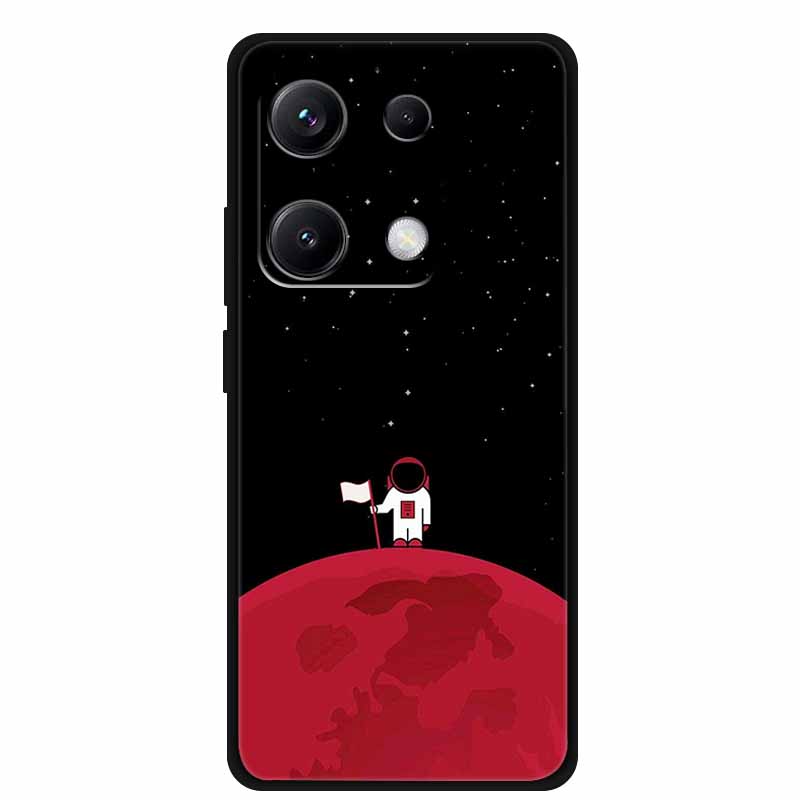 For Redmi Note 14S Case Luxury TPU Soft Silicone Back Cover Phone Cases for Xiaomi Redmi Note14S Protector Lovely Bumper Coque