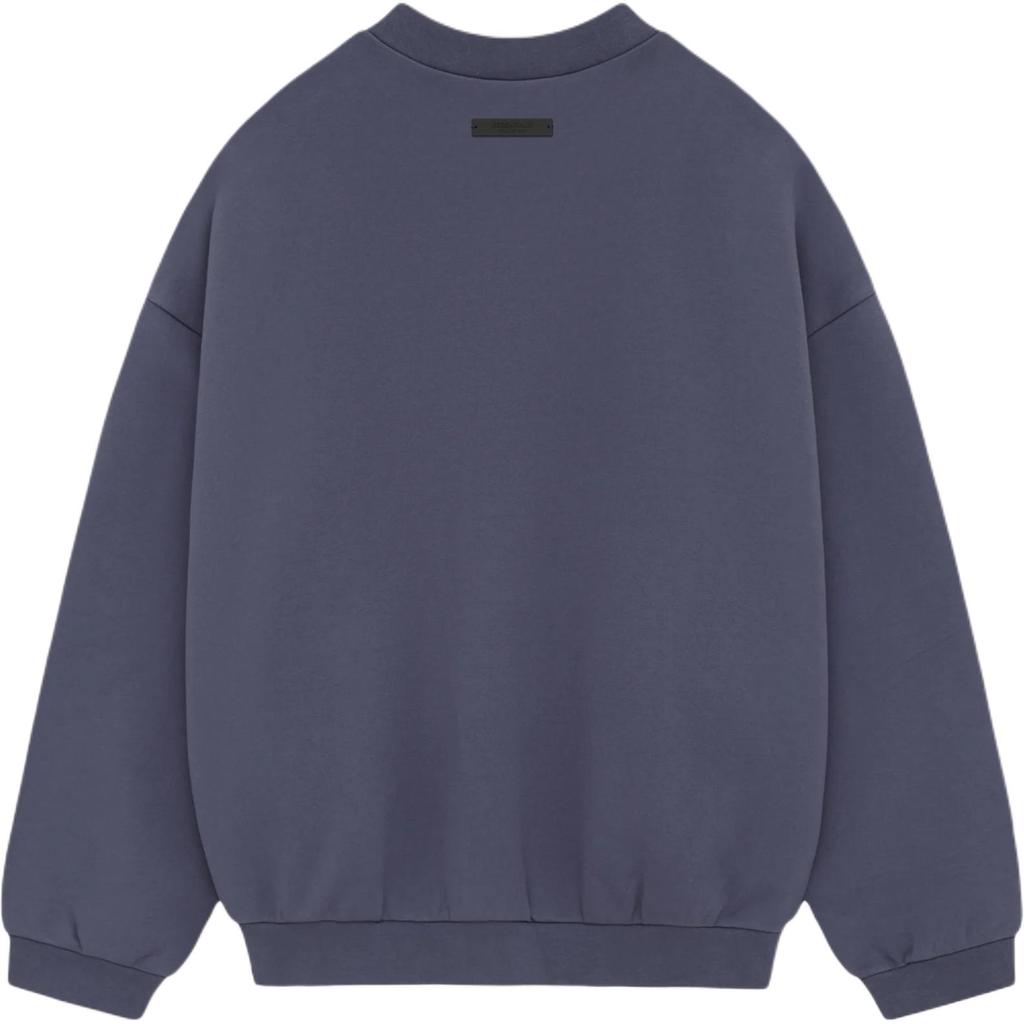 Fear of God Essentials Fleece Crewneck Marine Men Tops Blue 192HO246264F