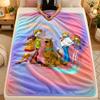 Flannel BlanketScooby-Doo Warm Soft Throw Blanket for Indoor Sofa Bed Living Room Use