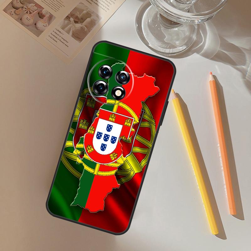 Portugal Passport Flag Funda For OnePlus 12R 13 12 R 11 9 10 Pro 8T 9RT 10T OnePlus Nord 4 CE 2 3 Lite N20 N30 Case