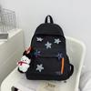Cute Japanese Style Large Nylon Star Backpack For Girls College Students