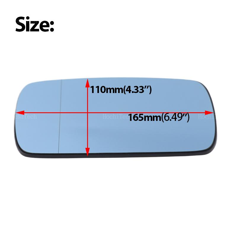 For BMW 3 series E46 Sedan Compact 1999-2005 Left or Right Driver or Passenger Side Door Wing Heating Mirror Glass Mirror Lens