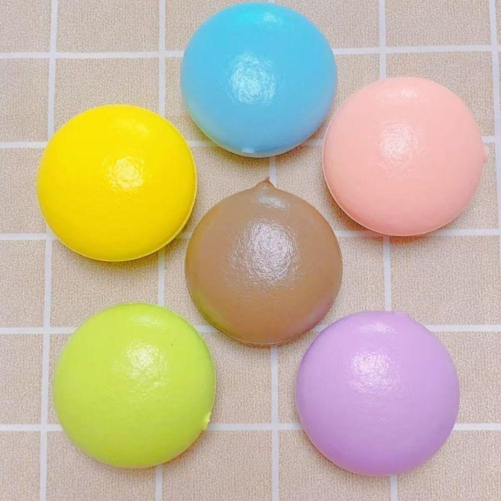 Slow Rebound Macaron-style Bread Squeeze Toys Small Cakes Pinch Toy  For Children and Adults