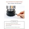 Hanging Rechargeable LED Camping Lantern, (Black)