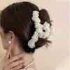 1pc Set of Women's Korean Pleated Mesh, Grasping Clip, Temperament Super Fairy Hair Clip, Hair Clip