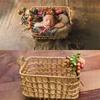 1pc Rattan Baby Bed Chair Round Sleeping Basket Newborn Photo Prop Studio Shooting Essential Infant Photography Accessory Kit