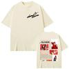 Cantante Chiara Oliver Camisetas Gráficas de Álbum Streetwear Moda Y2k Camiseta de Manga Corta Hombres Mujeres Camisetas de Algodón Holgadas
