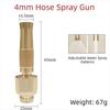 Multi-functional High Pressure Washer Nozzle Copper Material Adjustable Spray Nozzle  Household Use