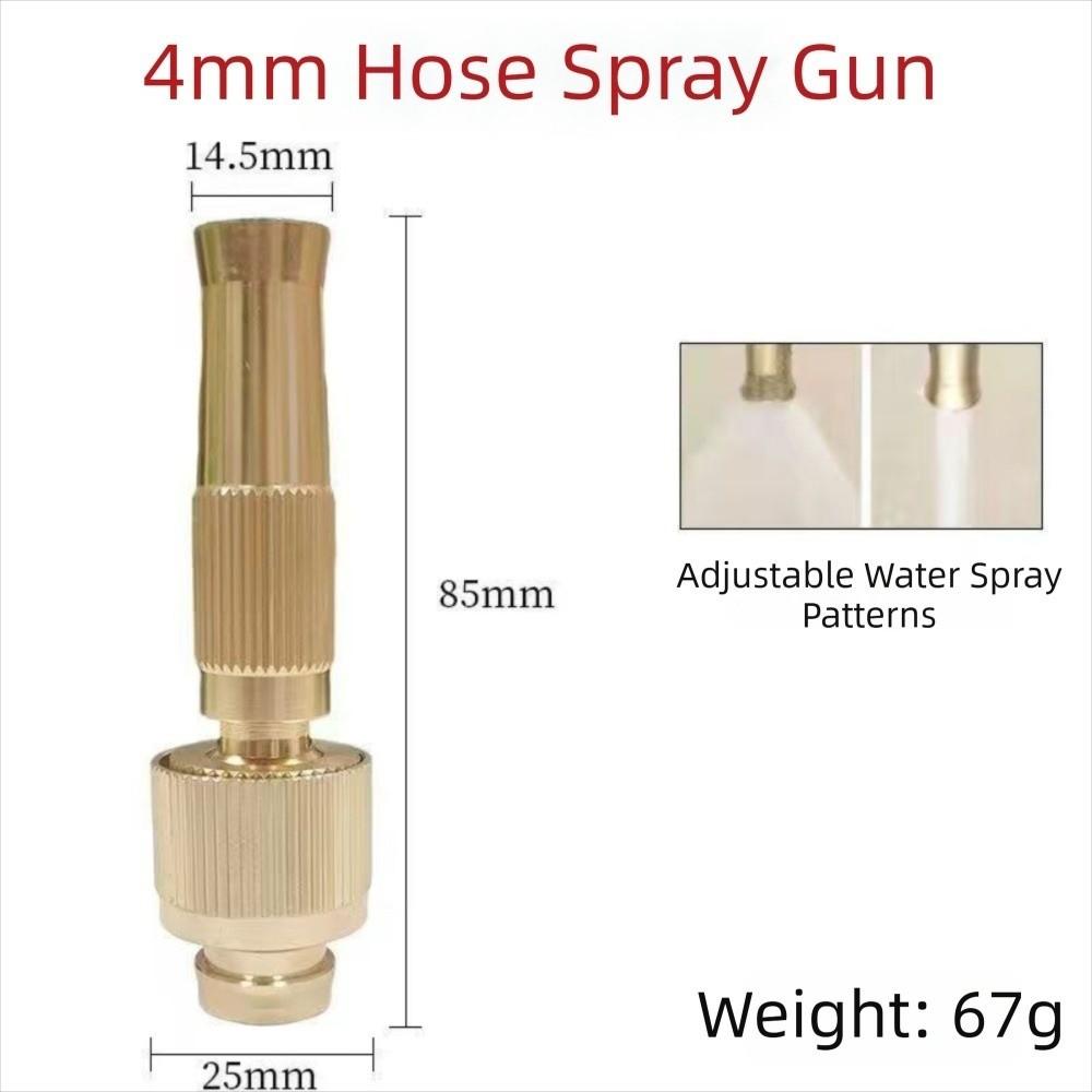 Multi-functional High Pressure Washer Nozzle Copper Material Adjustable Spray Nozzle  Household Use