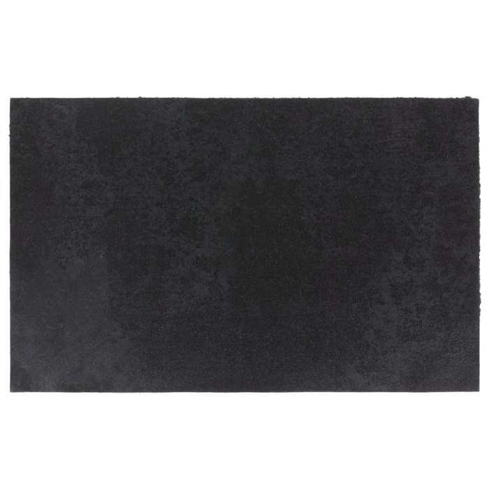 VidaXL Tapis de porte noir 50x80 cm fibre de coco touffeté 155574