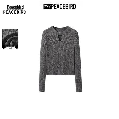 Peacebird Damen Eleganter Strickpullover