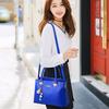 2023 Korean Style Fashion Handbag Bell Shoulder Bag Pu Material Large Size