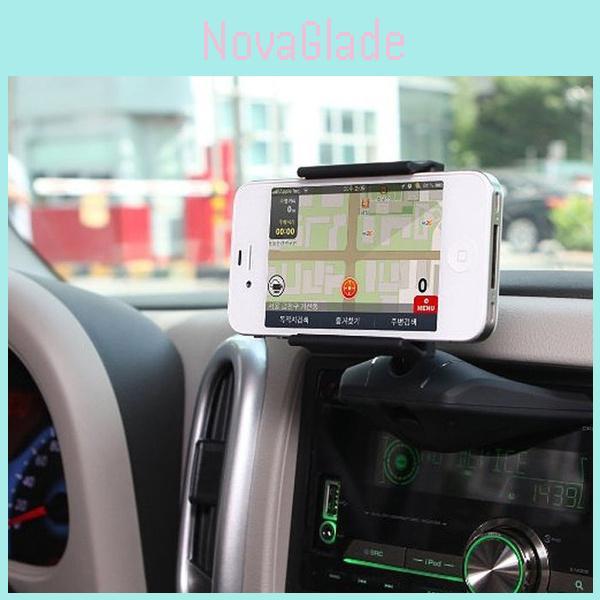 Car Phone Mount Universal Silicone Suction Cup Adjustable Dashboard Holder For Navigation