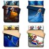 Stylish 3d Bed Sheet Set High Definition Digital Print Modern Minimalist Design