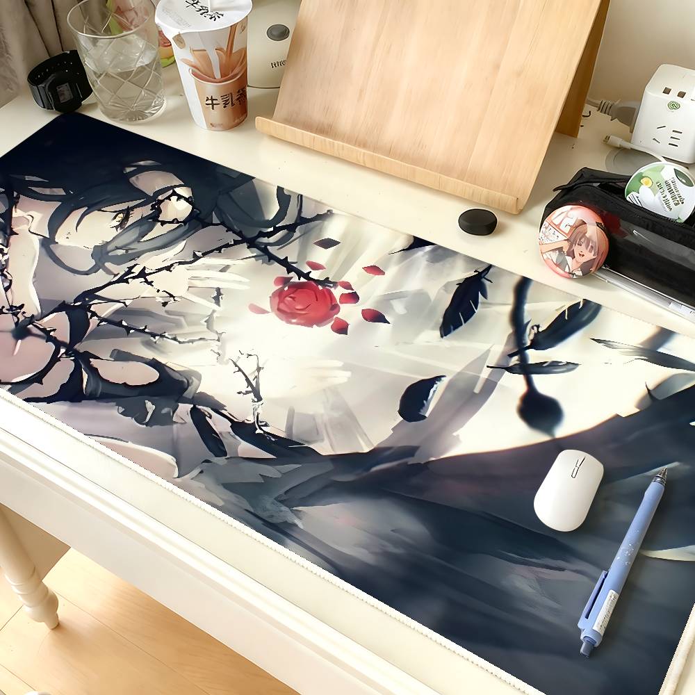 AnIME O-OVerlord A-Albedo Mouse Pad Computer Mat Deskpad Laptop Keyboard Mat Office Large Landscape Mousepad