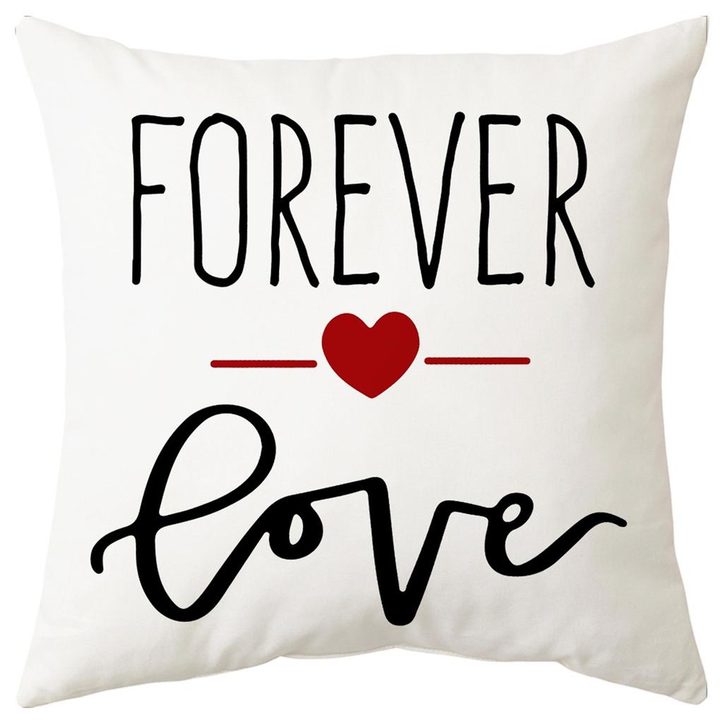 1PC Home Valentine's Day Pillowcase Decorative Pillow Case Creative Pillow Case